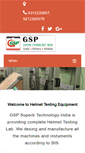 Mobile Screenshot of helmettestingmachines.com